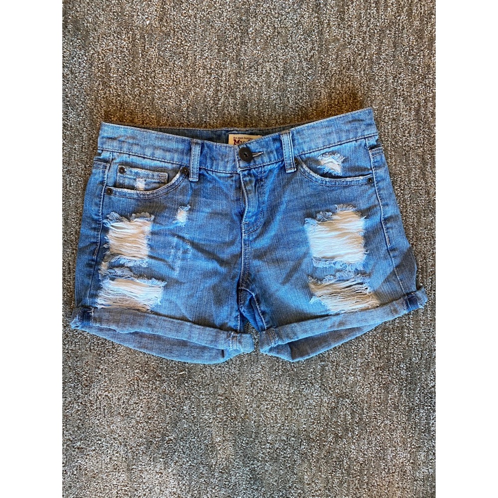 Mudd Distressed Jean Shorts